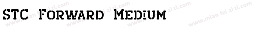 STC Forward Medium字体转换